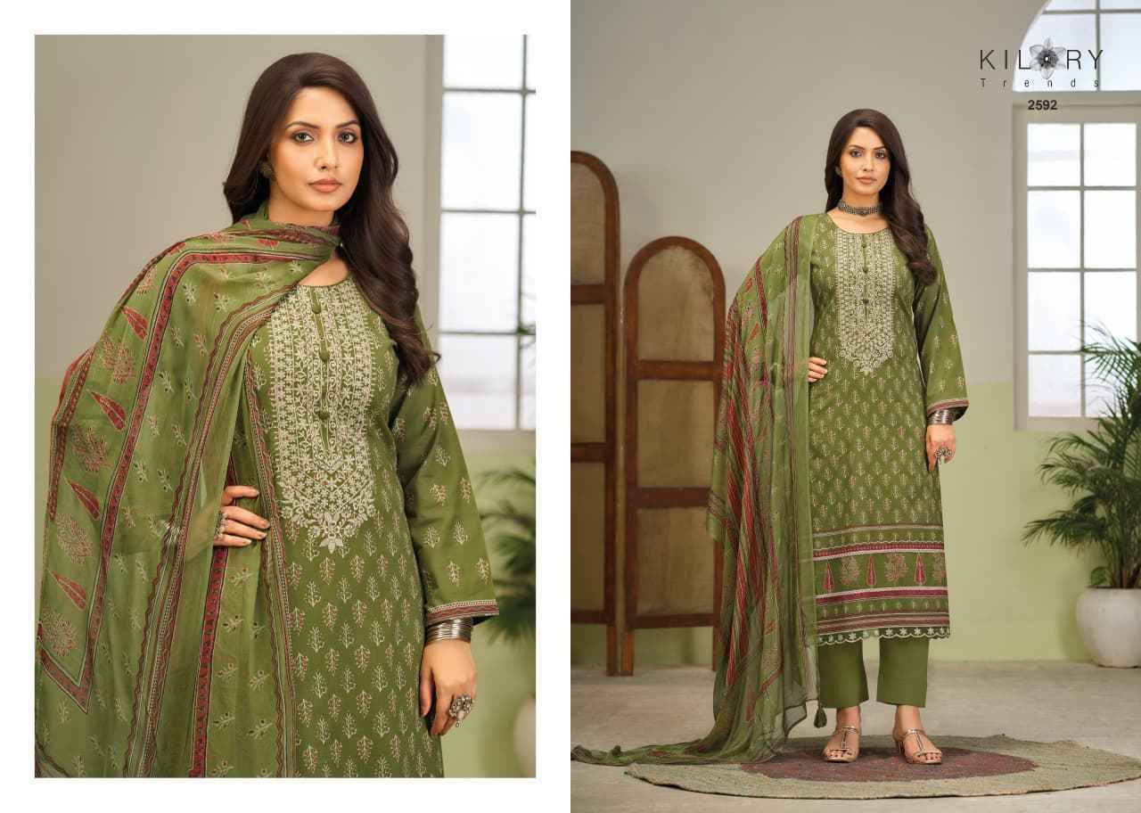 RANGMANCH By KILORY TRENDS 2591 To 2596 Series Beautiful Festive Suits Colorful Stylish Fancy Casual Wear & Ethnic Wear Pure Lawn Cotton Dresses At Wholesale Price